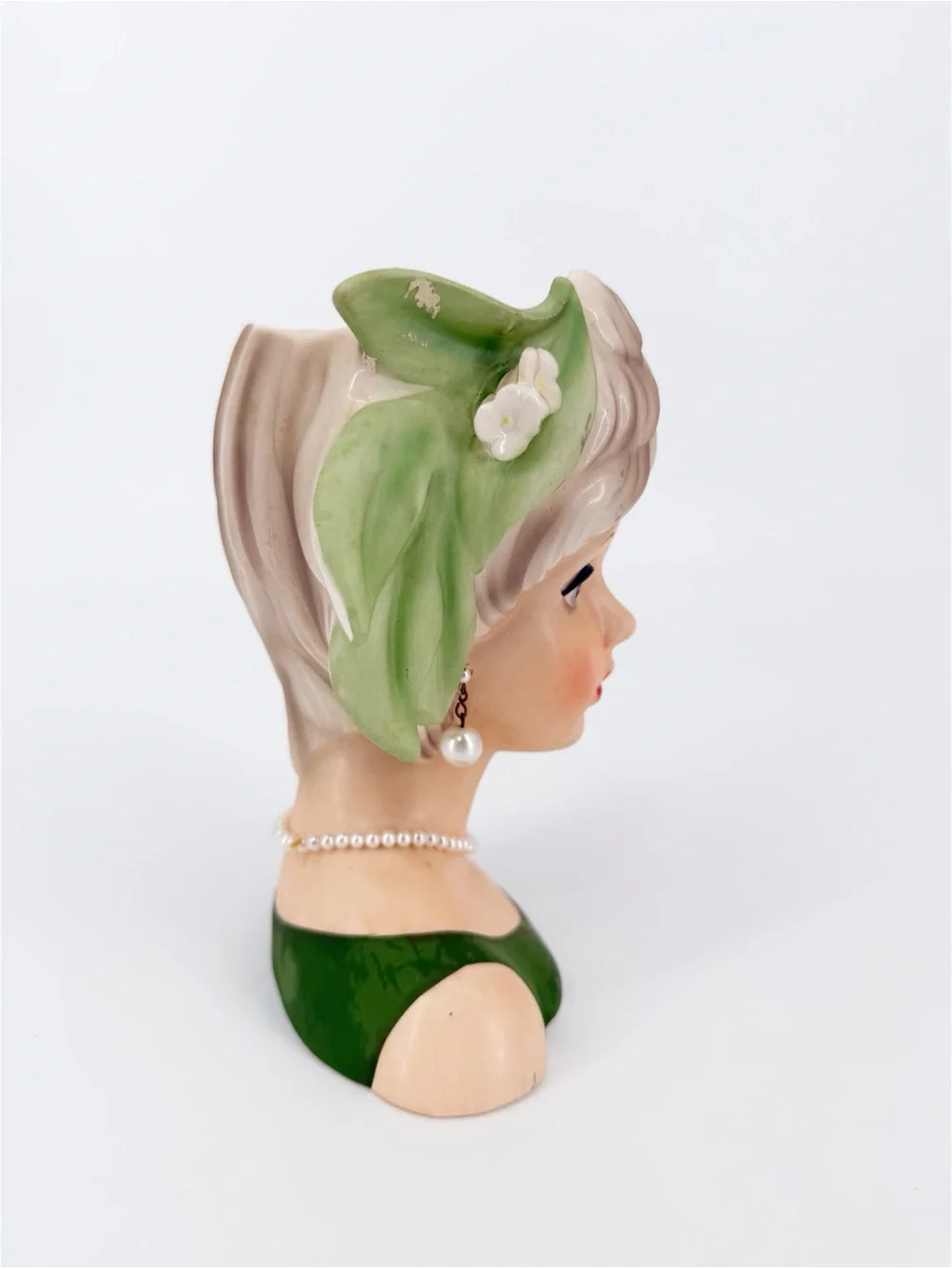 1950 LADY HEAD VASE by RELPO, JAPAN